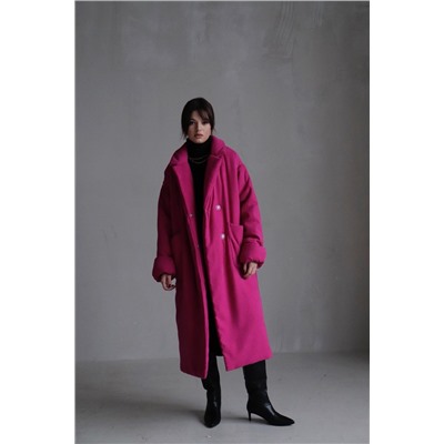 8094 Пальто-одеяло Premium Аlpolux "фуксия"