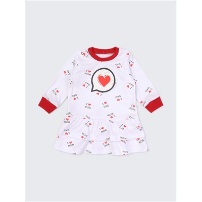 Платье "LOVE" для новорождённой (2430972)
