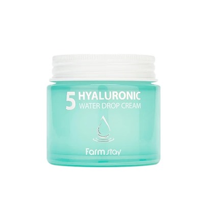 Крем для лица увлажняющий с гиалуроновой кислотой FarmStay Hyaluronic 5 Water Drop Cream