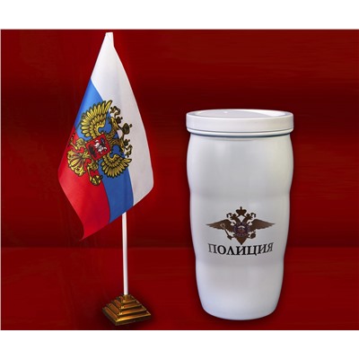 Чашка-термос как у Путина «Полиция» – одобрена Кремлём и лично Президентом №6
