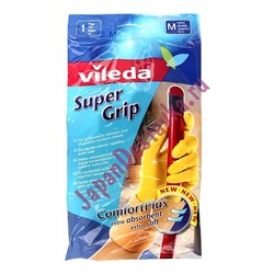 Перчатки универсальные Super Grip (размер М), VILEDA  1 пара