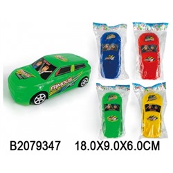Машинка инерционная "Веселый пассажир" (18см) (цвет-микс, в пакете)