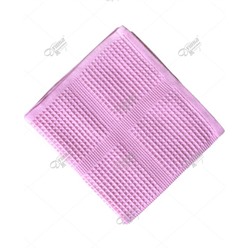 Полотенце вафельное розовое