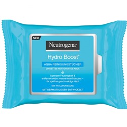 Neutrogena (Нойтрогена) Hydro Boost Aqua Reinigungstucher 25 шт