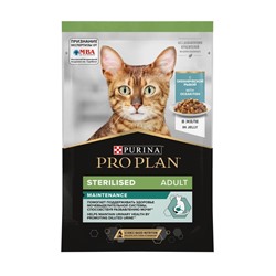 PURINA Pro Plan корм для стерил. кошек и кастр. котов Рыба в желе пауч 85г