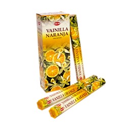 Благовоние HEM Ваниль Апельсин Vanilla Orange шестигранник упаковка 6 шт