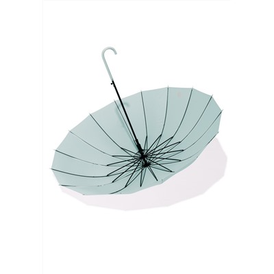 Полуавтоматический зонт-трость, цвет мятный