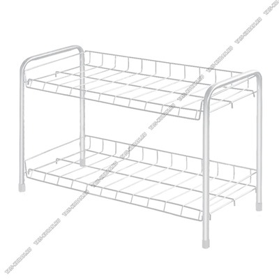 Полка д/обуви 2-х ярус (66х30 h44см) полки-сетка,
