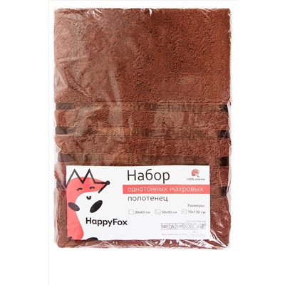 Набор махровых полотенец 2 шт Happy Fox Home