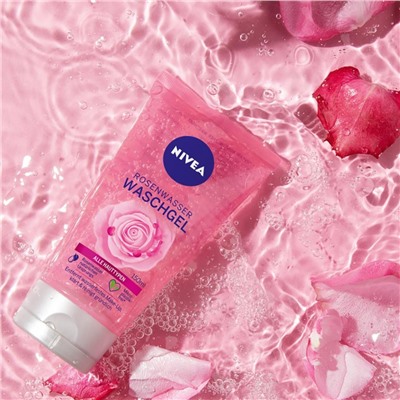 Nivea Rosenwasser Waschgel  Гель для умывания с розовой водой