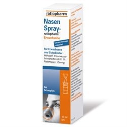 Nasenspray Ratiopharm Erwachsene kons.fr (10 мл) Назенспрей Спрей для носа 10 мл