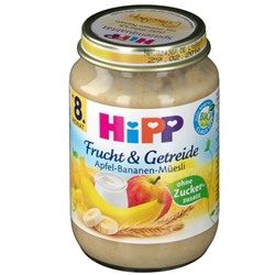 HiPP (Хипп) Frucht & Getreide Apfel-Bananen-Muesli 190 г