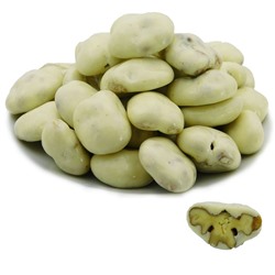Грецкий орех в белом шоколаде (БОПП пакет с ленточкой, 15 шт по 200 гр, без этикетки) - Lux