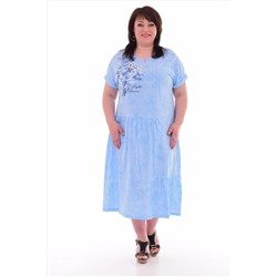 Платье женское 4-69б (светло-голубой)