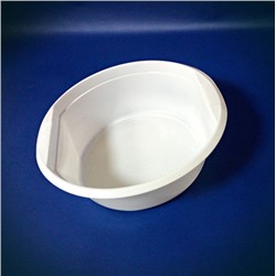Тарелка суповая D=160 ПП (500мл)  ПластИндустрия белая (50шт