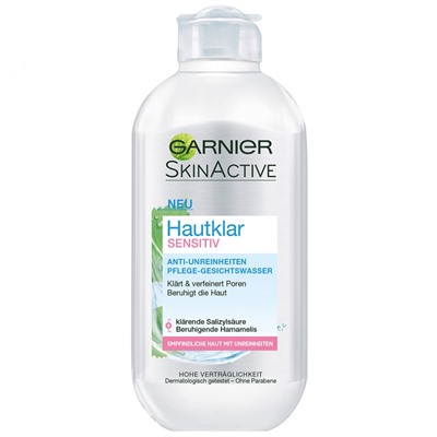 GARNIER (ГАРНЬЕ) Hautklar Sensitiv Gesichtswasser 200 мл