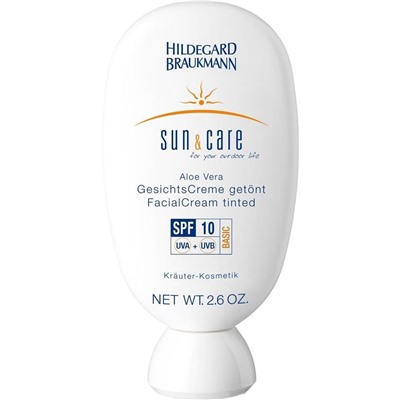 Hildegard Braukmann Sun & Care Aloe Vera Pflegecreme Солнцезащитный крем, SPF 10 / 75 мл