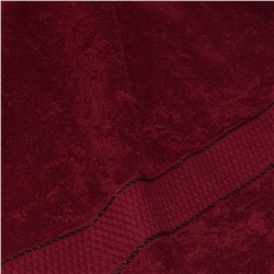 Полотенце махровое, г/к, 50х90, арт. 50-90 BS, 460 гр/м2, цвет: 945-бордовый