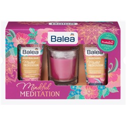 Balea Geschenk-Set Mindful Meditation Балеа набор для расслабления Бальзам для тела, гель для душа и ароматическая свеча