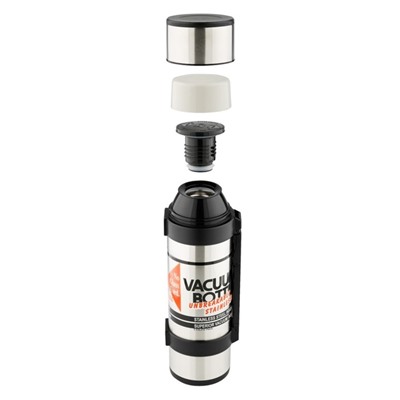 Термос "Rocket Bottle", 1.2 л, сохраняет тепло до 36 ч, черный