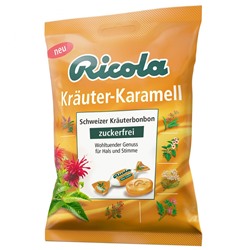 Ricola (Рикола) Krauter-Karamell Bonbons 75 g zuckerfrei 75 г