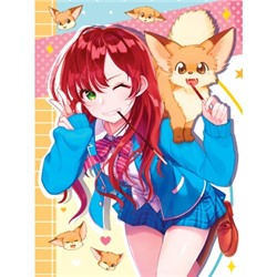 Точкабук Anime Pets. Девочка с лисой