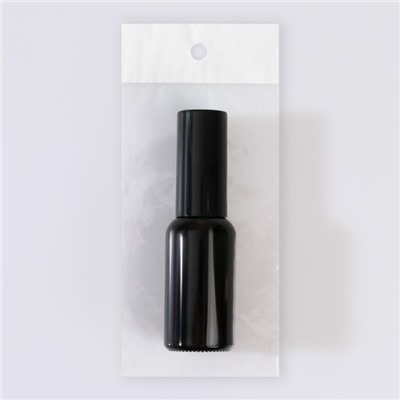 Бутылочка для хранения с распылителем «Black», 30 мл, цвет чёрный