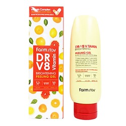 Пилинг для лица FarmStay DR-V8 Vitamin Brightening Peeling Gel