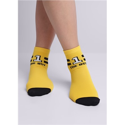 Носки детские для мальчика CLE С1391 16-18,18-20 жёлтый