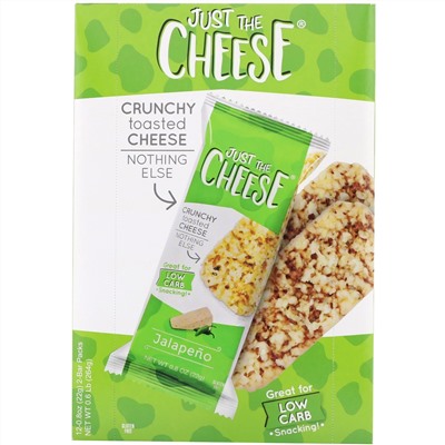 Just The Cheese, Jalapeno Bars, 12 Bars, 0.8 oz (22 g)