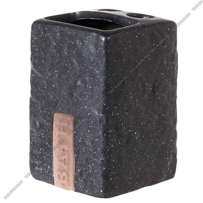 Черный камень Стакан д/зубн.принадлеж. 3-х секц.(