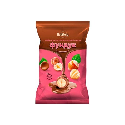 Конфеты «Фундук» в молочной шоколадной глазури «NutStory» (упаковка 0,5 кг)