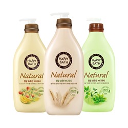Гель для душа органический для чувствительной кожи Happy Bath Natural Body Wash