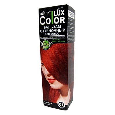 Белита Color Lux Бальзам оттеночный для волос 01 КОРИЦА 100мл