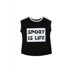 Женская 50305 футболка "black sport"