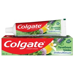 Colgate Зубная паста "Лечебные травы" отбеливающая с фторидом и кальцием 100мл