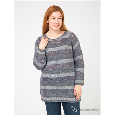 Пуловер Klingel 184994, серый, полоска