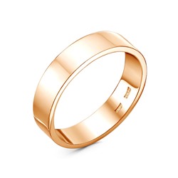 Обручальное кольцо из золоченого серебра