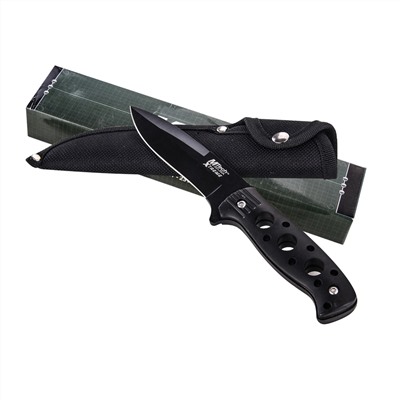 Тактический нож Mtech Xtreme Fixed Blade 440C BL (Отличный нож с фиксированным клинком из прочной углеродистой стали. Держит заточку при активной эксплуатации в лесу и в быту. Экстремально низкая цена по акции!) №337 *