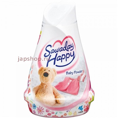 Sawaday Happy Baby Powder Освежитель воздуха для комнаты, с нежным ароматом детской присыпки, 120 гр(4987072088210)
