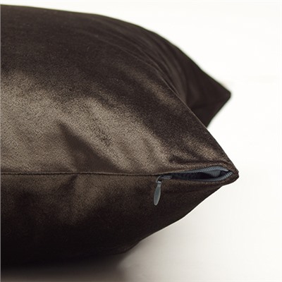 Чехол для декоративной подушки 50х50 см на молнии, Серый