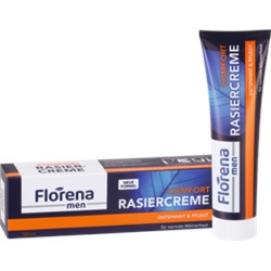 Florena Rasiercreme Comfort, Крем для комфортного бритья с заботой о коже, 100 мл