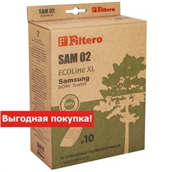 Filtero SAM 03 (10+фильтр) ECOLine XL, бумажные пылесборники