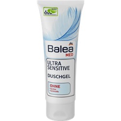 Balea MED Duschgel Ultra Sensitive, 250 ml (Балеа) Гель для душа для Сверхчувствительной Кожи, 250 мл