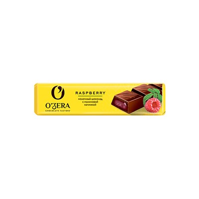 «O'Zera», шоколадный батончик Raspberry, 50 г