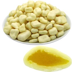 Манго в белой шоколадной глазури (БОПП пакет с ленточкой, 15 шт по 200 гр, без этикетки) - Premium