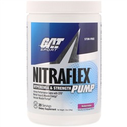 GAT, Nitraflex "Объем", вкус арбуза, 10 унц. (284 г)