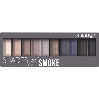 Misslyn (Мисслин)  Lidschatten Тени для век Must-have Eyeshadowpalette Shades Of Smoke, 1 шт.