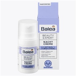 Balea Beauty Expert Nachtcreme 0,3% Retinol + 2% Bakuchiol, Балеа Бьюти Эксперт Ночной крем с 0,3% ретинолом + 2% бакучиолом, 30 мл