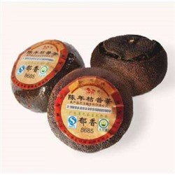 Элитный Пуэр "В мандарине Шу Юннань" 1 кг Это ферментированные листья шу пуэра, помещенные в солнечную мандариновую оболочку. Прекрасно выглядит и обладает великолепным, насыщенным вкусом.  886